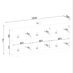 Dimensoes Do Aparador Royal De 153Cm
