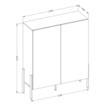 Dimensoes Do Movel De Apoio Jukon 1