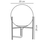 Dimensoes Do Candeeiro De Mesa Alton