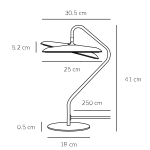 Dimensoes Do Candeeiro De Mesa Artist