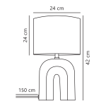 Dimensoes Do Candeeiro De Mesa Haze