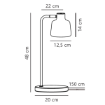 Dimensoes Do Candeeiro De Mesa Louella