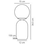 Dimensoes Do Candeeiro De Mesa Notti