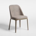 Cadeira Violet Em Nordic Toffee E Lacado Beige Grey 2
