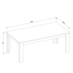 Dimensoes Da Mesa De Jantar Cuba Ii