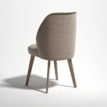 Cadeira Drake Em Dune Khaki E Lacado Bege Grey 5